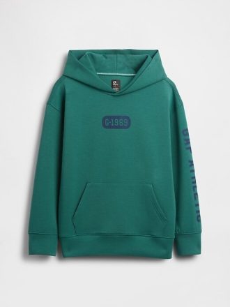 GapFit Tech Quick-Dry Logo-Hoodie für Kinder
