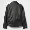 GapStudio – Beschichtete Jeans-Motorradjacke GapStudio – Beschichtete Jeans-Motorradjacke