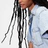 GapStudio – Drapierter Jeans-Strampler