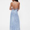 GapStudio – Drapiertes Maxi-Jeanskleid GapStudio – Drapiertes Maxi-Jeanskleid