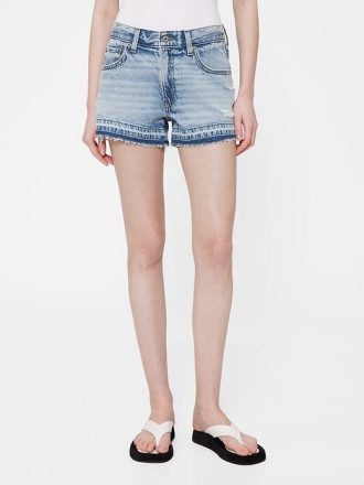 GapStudio – Jeansshorts mit niedrigem Bund und Schritt GapStudio – Jeansshorts mit niedrigem Bund und Schritt