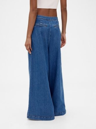 GapStudio – Matrosenhose aus Denim mit hohem Bund