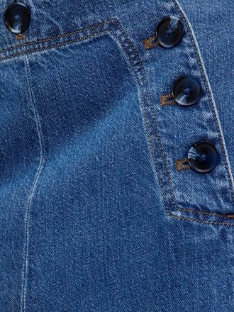 GapStudio – Matrosenhose aus Denim mit hohem Bund