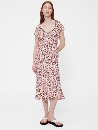 GapStudio – Midikleid aus Crêpe