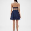 GapStudio – Plissierter Minirock aus Denim