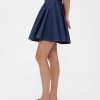 GapStudio – Plissierter Minirock aus Denim