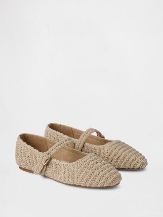 Gehäkelte Mary Jane Flats für Kinder