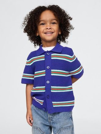 Gehäkeltes Cabana-Shirt für Babys und Kleinkinder