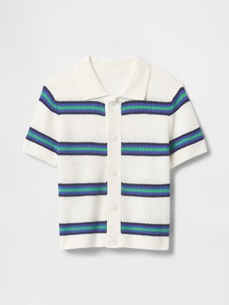 Gehäkeltes Cabana-Shirt für Babys und Kleinkinder
