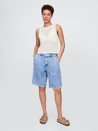 Gehäkeltes Tanktop aus 100 % Baumwolle