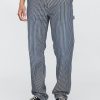 Gerade Carpenter-Jeans aus ultraweichem Denim mit Streifen
