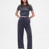 Gerade geschnittene VintageSoft-Hose aus Bio-Baumwolle Gerade geschnittene VintageSoft-Hose aus Bio-Baumwolle