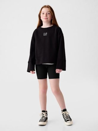 Gerippte Bikeshorts für Kinder