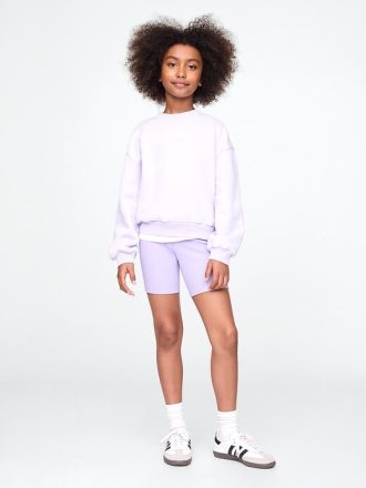 Gerippte Bikeshorts für Kinder