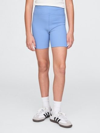 Gerippte Bikeshorts für Kinder