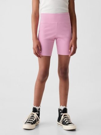 Gerippte Bikeshorts für Kinder