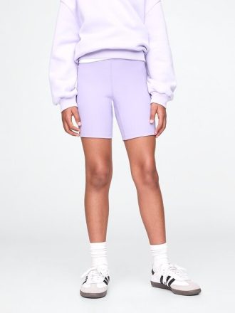 Gerippte Bikeshorts für Kinder