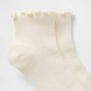 Gerippte Rüschensocken