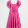 Geripptes Kleid mit Rüschen für Kinder Geripptes Kleid mit Rüschen für Kinder