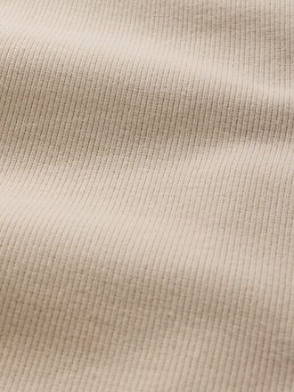 Geripptes Mini-T-Shirt-Kleid