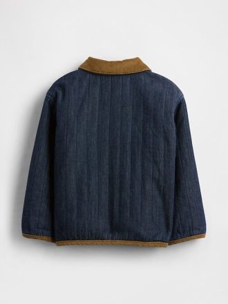 Gesteppte Jeansjacke für Babys und Kleinkinder