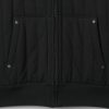 Gesteppter Kapuzenpullover mit Waffelfutter und Reißverschluss Gesteppter Kapuzenpullover mit Waffelfutter und Reißverschluss