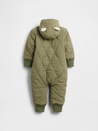 Gesteppter Sherpa-Einteiler für Babys