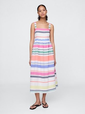 Gestreiftes Maxikleid
