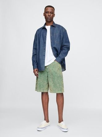 Gewaschene Cordshorts