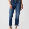 Girlfriendjeans mit mittlerer Leibhöhe Girlfriendjeans mit mittlerer Leibhöhe