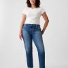 Girlfriendjeans mit mittlerer Leibhöhe Girlfriendjeans mit mittlerer Leibhöhe