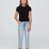 Girlfriendjeans mit mittlerer Leibhöhe für Kinder Girlfriendjeans mit mittlerer Leibhöhe für Kinder