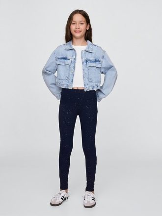 Glitzer-Leggings für Kinder