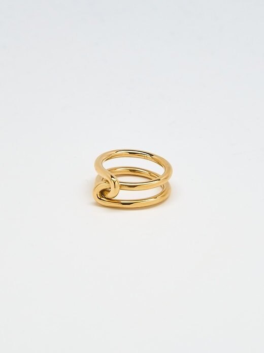 Goldener Doppelknotenring Goldener Doppelknotenring