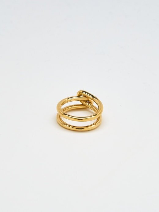 Goldener Doppelknotenring Goldener Doppelknotenring