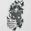 Grafik-T-Shirt „Wednesday Nightmares“ für Kinder
