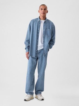 Großes Jeanshemd