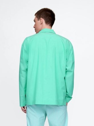 Großes Pyjama-Hemd aus Popeline
