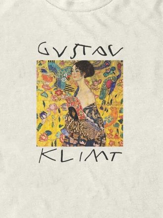 Gustav Klimt Fine Art Oversize-Grafik-T-Shirt