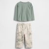 Henley-Outfit-Set mit Tasche für Babys
