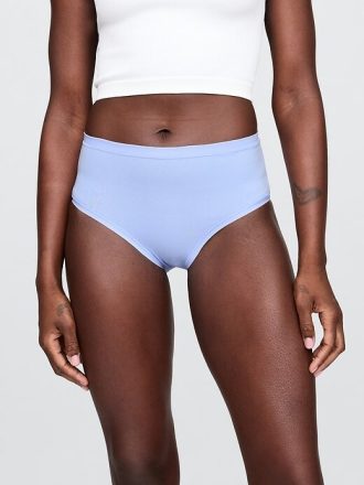 High-Rise-Bikini aus Bio-Stretch-Baumwolle