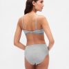 High-Rise-Bikini aus Bio-Stretch-Baumwolle