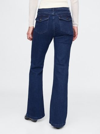 High Rise Schlagjeans im 70er-Jahre-Stil