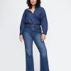 High Rise Schlagjeans im 70er-Jahre-Stil High Rise Schlagjeans im 70er-Jahre-Stil