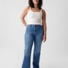 High Rise Schlagjeans im 70er-Jahre-Stil High Rise Schlagjeans im 70er-Jahre-Stil