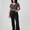 High Rise Schlagjeans im 70er-Jahre-Stil High Rise Schlagjeans im 70er-Jahre-Stil
