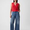 High Rise Stride Cargojeans mit weitem Bein High Rise Stride Cargojeans mit weitem Bein