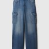 High Rise Stride Cargojeans mit weitem Bein High Rise Stride Cargojeans mit weitem Bein