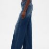 High Rise Stride Jeans mit V-Taille und weitem Bein High Rise Stride Jeans mit V-Taille und weitem Bein