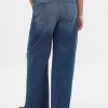 High Rise Stride Jeans mit V-Taille und weitem Bein High Rise Stride Jeans mit V-Taille und weitem Bein